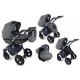 I-XEO wózek dziecięcy Krasnal wielofunkcyjny 3w1 czarny