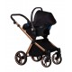Baby Merc Mango Limited wózek dziecięcy 3w1 czarny na miedzianej ramie