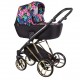 Wózek dziecięcy wielofunkcyjny La Rosa Limited Baby Merc zestaw 2w1 czarno-biały wzór