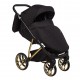 Baby Merc GTX wózek spacerowy czarno złoty stelaż modny spacerówka lekka