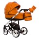 Wózek dziecięcy Paradise Baby EUFORIA wielofunkcyjny 2w1 pomarańczowy
