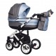 Wózek wielofunkcyjny Euforia Comfort Line Paradise Baby 3w1 niebieski