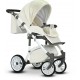 Wózek dziecięcy Modo Sunrise Wiejar wielofunkcyjny 4w1 MODO exclusive z bazą DOCK isofix creamy pram  stylish stroller