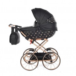 Przepiękny wózek dla lalek Tako Imeprial Mini Classic!! czarny wózek dla lalek jak prawdziwny