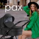 Wózek dziecięcy modny print liście tropic polskie wózki Pax Fresh Lonex zestaw 3w1 fotelik nosidełko
