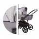 Wielofunkcyjny wózek dziecięcy La Noche Baby Merc 4w1 szary biały