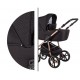 Ekskluzywny wózek dziecięcy La Noche Limited Edition Baby Merc 2w1 czarny złoty stelaż