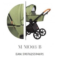 Baby Merc Mango wózek dziecięcy 3w1 zielony 