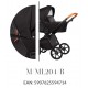 Baby Merc Mango wózek dziecięcy 3w1 grafitowy 