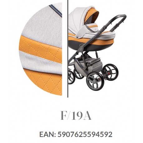 Wózek dziecięcy Faster 3 Style Baby Merc wielofunkcyjny pomarańczowy 3w1