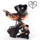 JUNAMA Diamond Heart wózek 4w1 czarny  02 Black Rose Gold Cooper