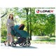 Wózek spacerowy Lonex Sport czarny spacerówka dla dziecka wygodna i lekka
