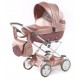 Wózek dla lalek Glitter Mini brokatowy różowy doll pram toy JUNAMA