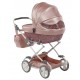 Wózek dla lalek Glitter Mini brokatowy różowy doll pram toy JUNAMA