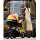 Bexa Glamour wózek  dziecięcy  żółty 4w1 yellow pram stroller bexa