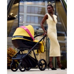 Bexa Glamour wózek  dziecięcy  żółty 4w1 yellow pram stroller bexa