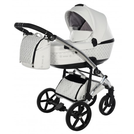 TAKO Imperial New 4w1wózek wielofunkcyjny z fotelikiem i bazą avionaut  tako prams white 4in1