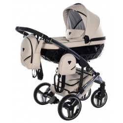 beżowy wózek dziecięcy Junama Sport 3w1 02 beige stroller