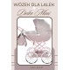 ❤️ polski wózek dla lalek różowy Junama Dolce Mini  doll pram pink stroller 