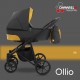wózek dziecięcy wielofunkcyjny  Ollio Camarelo 4w1 czarno żółty kolorystyka
