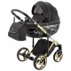 Adamex ⭐ wózek czarno złoty Chantal Special Edition wózek dziecięcy 4w1