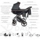 Junama Sport 2w1 ➡️ czarny 03  wózek dziecięcy  black pram stroller junama sport