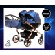 ✅ Junama Fluo Duo wózek dla bliźniaków 3w1 z fotelikami samochodowymi spacerówki Twin Strollers