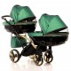 Wózek bliźniaczy JUNAMA FLUO LINE DUO SLIM  4w1 wózek jeden za drugim baby stroller twins twin baby carriage