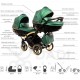 Wózek bliźniaczy JUNAMA FLUO LINE DUO SLIM  4w1 wózek jeden za drugim baby stroller twins twin baby carriage