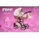 ❤️ Wiejar Wózek dziecięcy Rose 2w1 brokatowy stylowy wózek