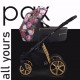 ❤️  Wózek dziecięcy LONEX PAX ROSE w kwiaty zestaw 3w1 róże piękny dla dziewczynki 