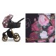 ❤️ Wózek dziecięcy LONEX PAX ROSE czarny w kwiaty zestaw 3w1 piękny wózek dla dziewczynki
