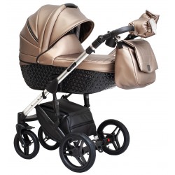 Wózek wielofunkcyjny Euforia Premium Paradise Baby 2w1 beżowy fluo