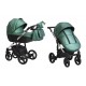 Wózek wielofunkcyjny Euforia Premium Paradise Baby zielony metaliczny 4w1