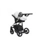 Wózek dziecięcy  Euforia Premium Paradise Baby 3w1 biało srebrny 