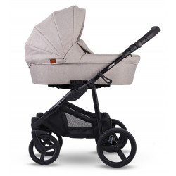 Lonex Soft Plus 2w1 wózek dziecięcy beżowy z torbą lekki