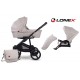 LONEX SOFT+ wózek dziecięcy 3w1 z fotelikiem Avioanut Cosmo i-size 
