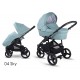 Lonex Soft+ wózek dziecięcy wielofunkcyjny błękitny niebieski wybór kolorów 4w1 3w1 2w1