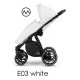 Biały wózek dziecięcy wielofunkcyjny Pax Eko Lonex 3w1 gondola spacerówka fotelik