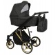 ❤️ molto premium kunert wózek dla dziecka wielofunkcyjny 3w1 fotelik beżowy złota rama trix