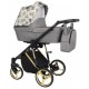 ❤️ molto premium kunert wózek dla dziecka wielofunkcyjny 3w1 fotelik beżowy złota rama trix