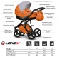 Wózek 2w1 wielofunkcyjny Lonex Comfort  GALAXY Czarny 