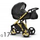 Wózek 2w1 wielofunkcyjny Lonex Comfort  GALAXY Czarny 