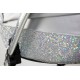 ❤️ wózek wielofunkcyjny Wiejar Diamond  3w1 z fotelikiem luxury baby pram glitter silver