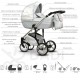 ❤️ wózek dla noworodka  Wiejar Modo Diamond  3w1 z fotelikiem luxury baby pram glitter silver