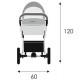 Lonex First wózek dziecięcy 3w1 02 brązowy kremowy