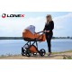 ✔️ pomarańczowy wózek dziecięcy wielofunkcyjny LONEX Galaxy 