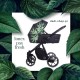 Pax Fresh Lonex 2w1 Wózek dziecięcy wielofunkcyjny liście wzór