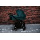 ⭐ Wózek dziecięcy VR Paradise Baby 2w1 welur zielony modny