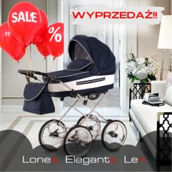 polski producent porządny piękny wózek dziecięcy ❤️ Lonex Eleganto wózek dziecięcy w stylu retro 3w1 ✅  